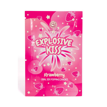 Bonbons pétillants à la fraise spécial sexe oral - SP3702