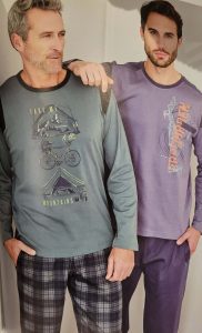 Lignes Homme Pyjama homme polaire bleu marine - Mes petits secrets Pontchâteau