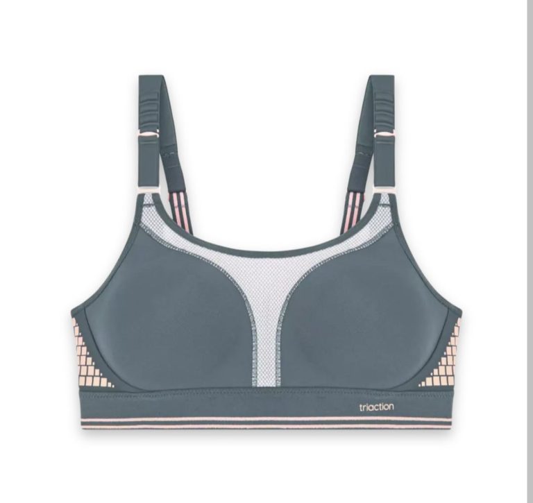Soutien-gorge de sport gris maintien poitrine - Mes petits Secrets Pontchâteau