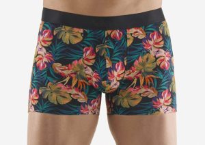 Lignes Homme Boxer homme fleurs - coton - Mes petits Secrets Pontchâteau